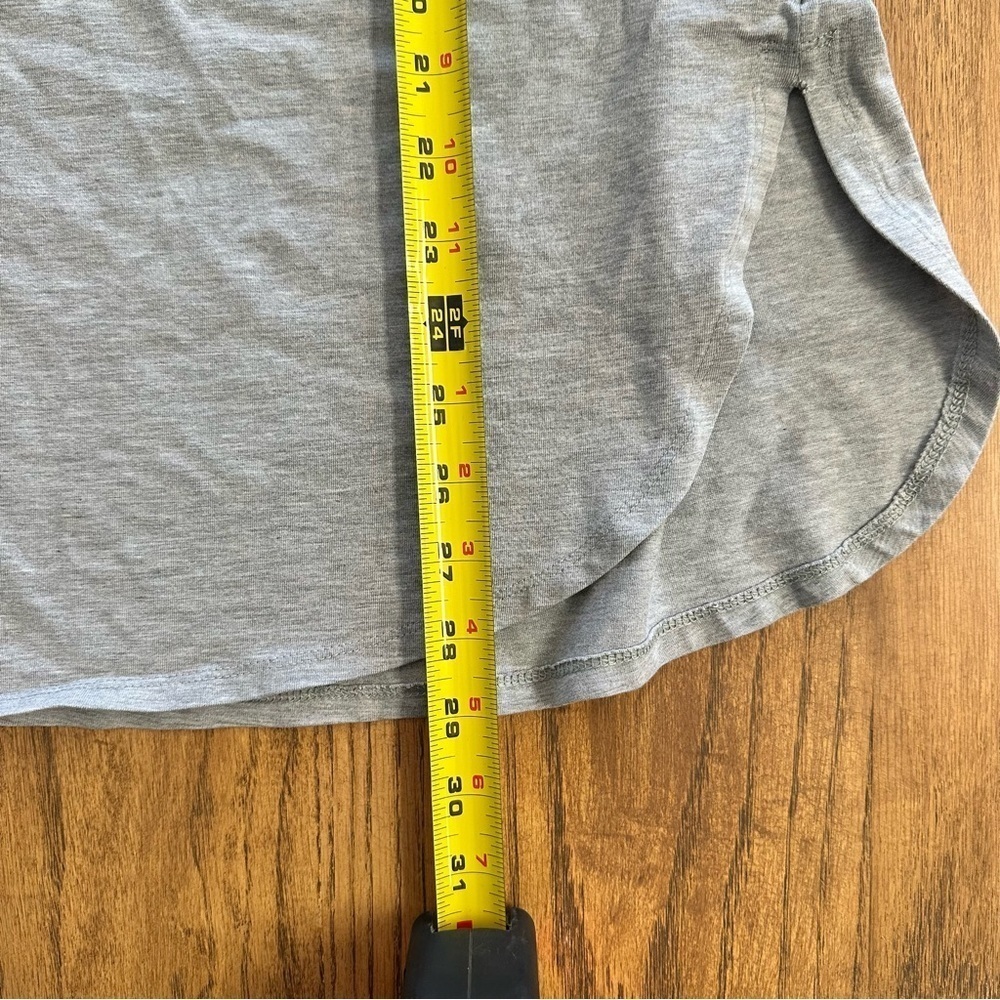 J. Jill Luxe Supima Tunic Shirt Gray Size Small - Picture 11 of 11